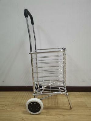 Lightweight Two Wheels Aluminum Alloy Shopping Folding Cart