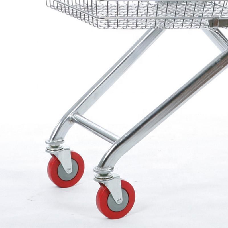 China Supply Factory Price Shopping Cart with Children Seat Supermarket Shopping Trolley