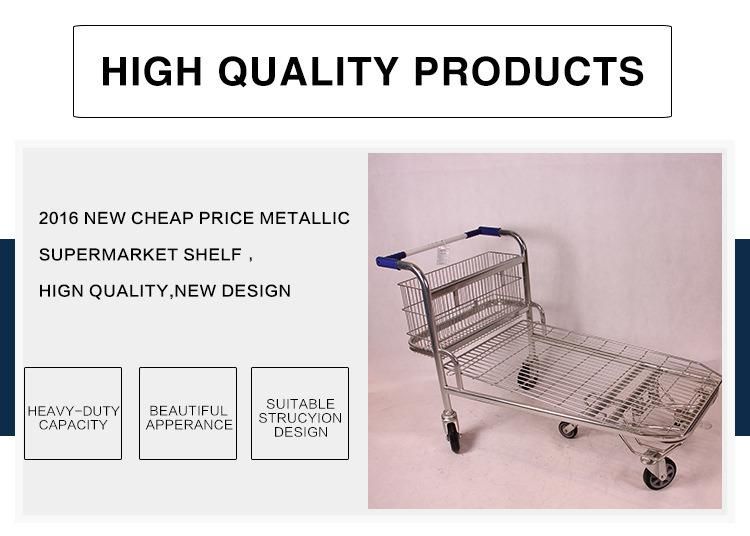 Bohui Factory Direct Supply Supermarket Shopping Trolley Heavy-Duty Warehouse Trucks