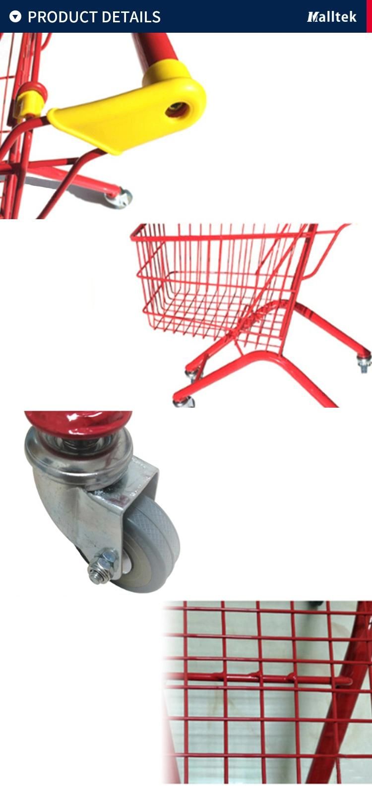 Wholesale Steel Material Small Size Shopping Trolley for Kids