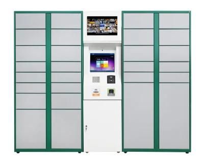 Combination New DC Plywood Case Smart Parcel Lockers Intelligent Locker