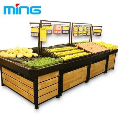 Supermarket Fruit and Vegetable Display Shelves Use for Fruit Vegetable Display Rack