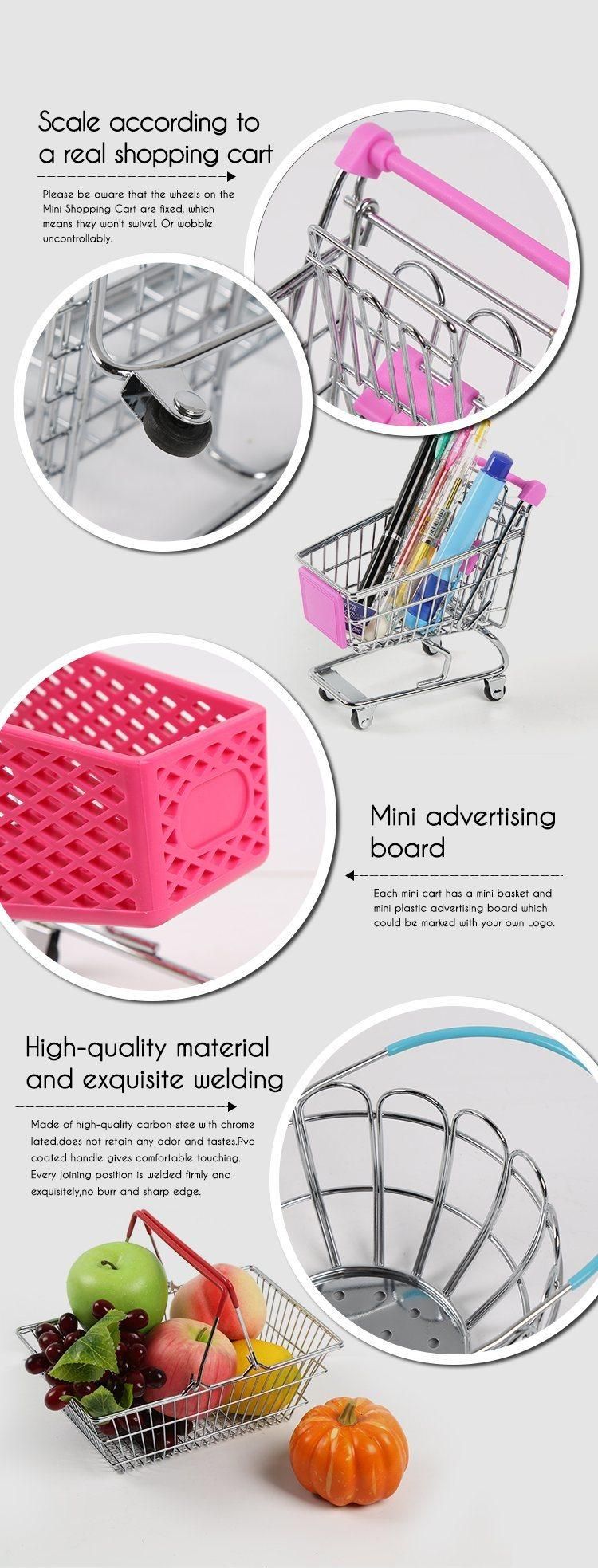 Wholesale Mini Grocery Shopping Plastic Trolley Car