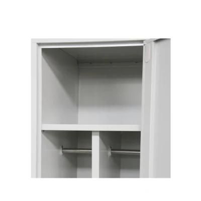 Simple Style Code Lock Steel Locker Knock-Down DIY Wardrobe Storage Cupboard Door Metal School /Gym