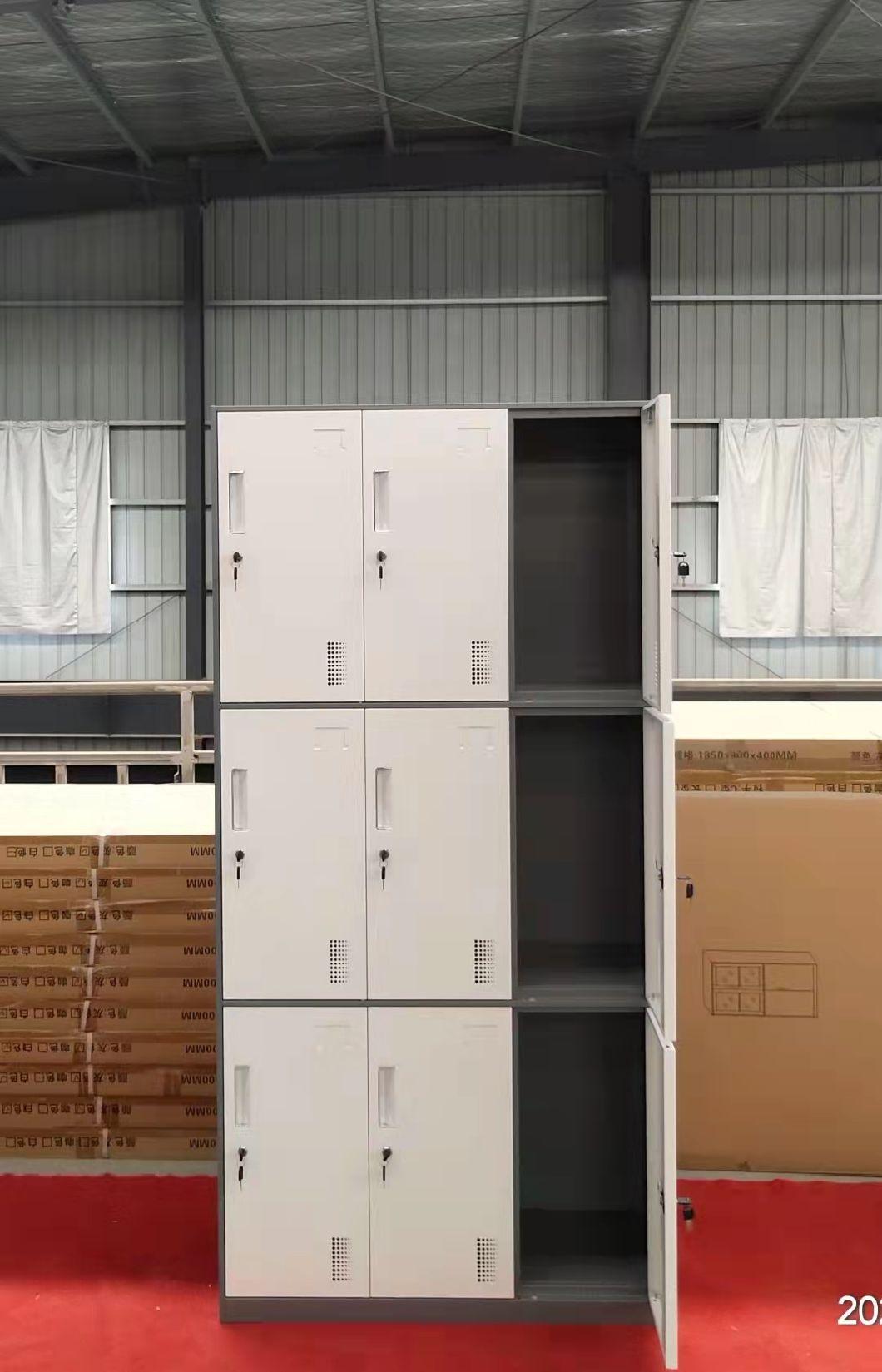 Sports Gym School 9 Doors Storage Locker Steel Cabinet Lockers Metal Closet Worker Locker