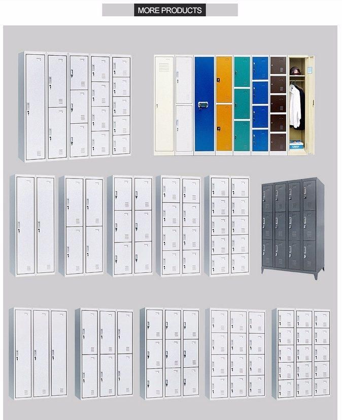 Home Use Colorful 2 Door Metal Vertical Cabinet