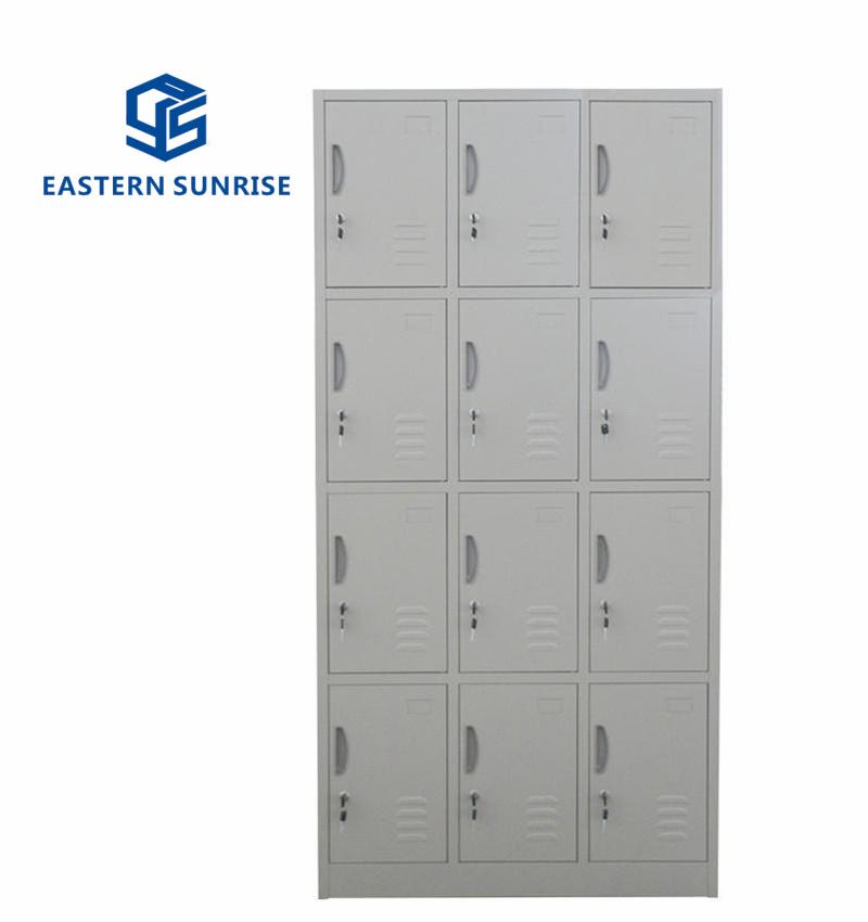 12 Doors Metal Locker for Staff/School/Home/Gym/Supermarket