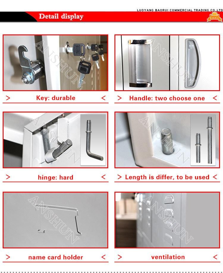 Popular Storage Locker Factory Direct Produce Staff 4doors Steel Cabinet