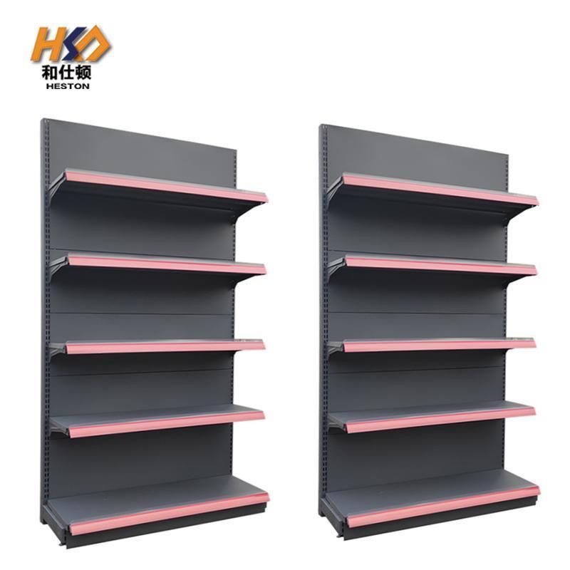 Supermarket Equipment Metal Racks Advertising Display Gondola Supermarket Shelf