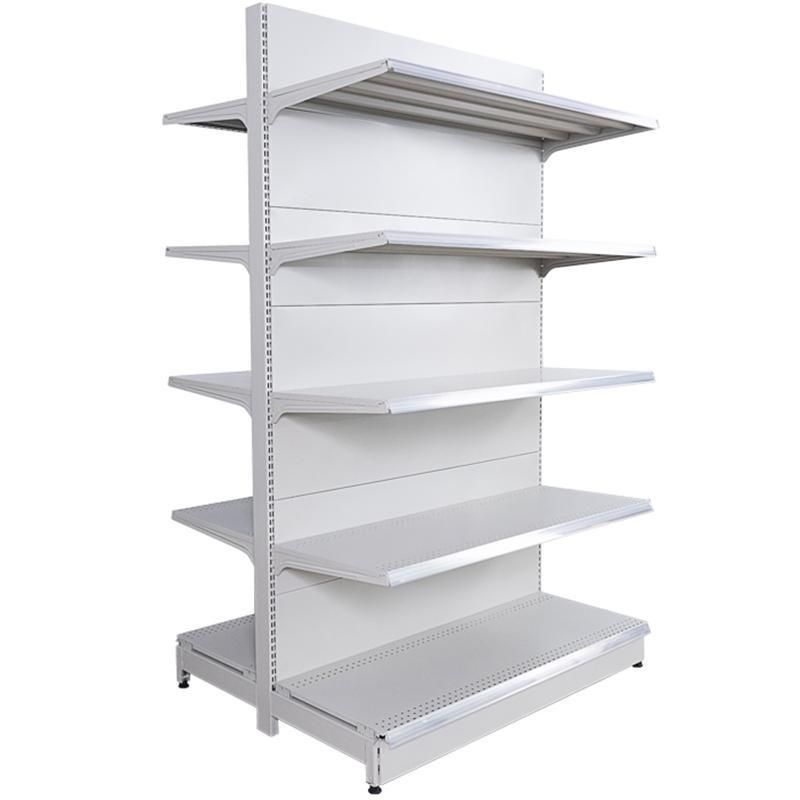 Grocery Store Shelves 4 Layers Supermarket Shelf System Gondola Supermarket Equipment Shelves