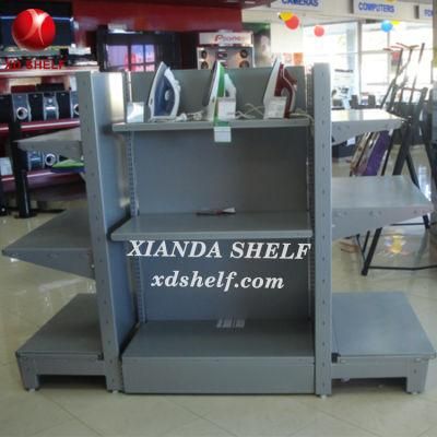 Steel Backplane Style Xianda Shelf Carton Package Supermarket Display Equipment