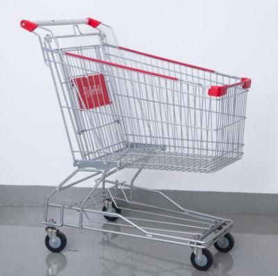 Hand Shopping Cart Supermarket Steel Trolley
