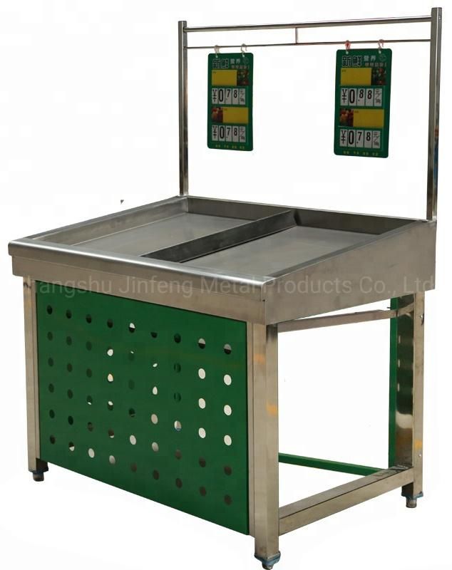 Supermarket Vegetable and Fruit Display Shelves for Retail Stores