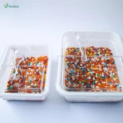 Acrylic Plastic Box Bulk Food Storage Containers Candy Scoop Bin