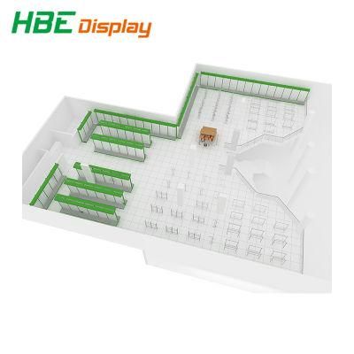 Warehouse Pallet Racks Shelving System Design for Stockroom Supermarket