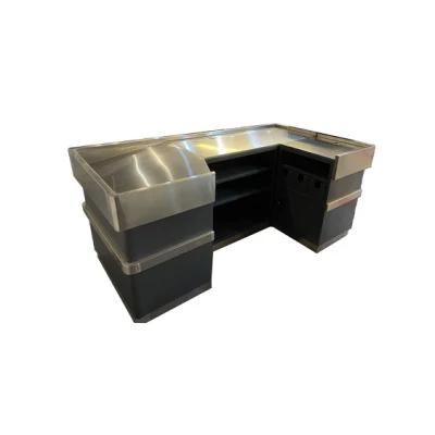 Retail Shop Store Cashier Checkout Counter Luxury Checkout Desk for Supermarket