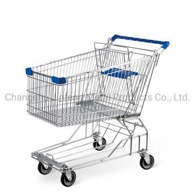 Supermarket Trolleys Shopping Carts with Four Wheels