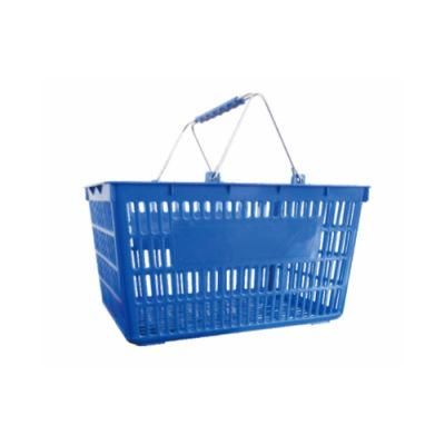 Two Handle Shopping Basket Large Supermarket Shopping Basket 25L Yuanda