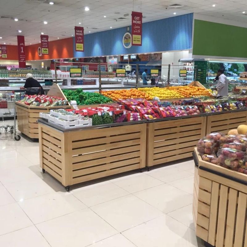 Luxury Store Supermarket Vegetable and Fruit Display Stand