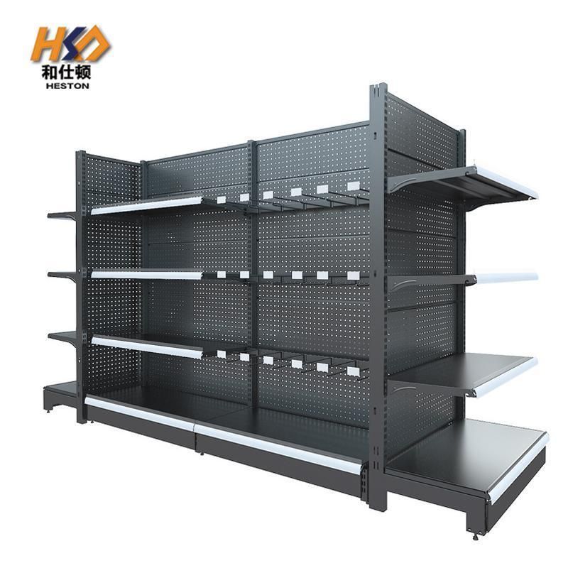 Supermarket Cosmetics Shelf Washing Rack Customized Gondola Shelving
