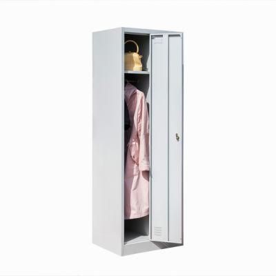 Single Door Steel Wardrobe Cabinet Steel Clothes Storage Locker One 1 Door Metal Wardrobe Closet
