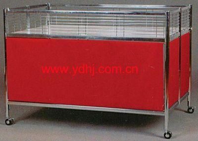 Portable Folding Promotion Table with Wheels for Supermarket