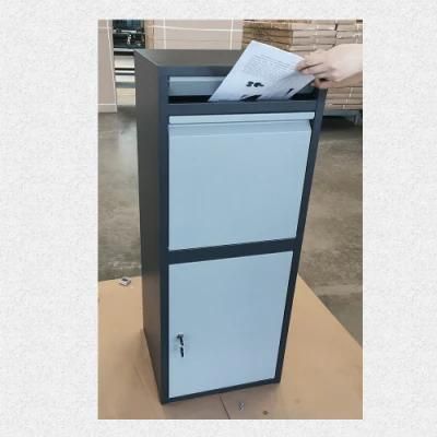 Fas-158 Steel Parcel Post Box Package Mailbox Letterbox Delivery Drop Box Parcel Box