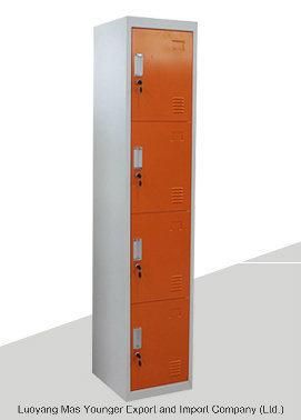 Service Equipment Store Furniture 4 Door Belonging Steel Casier Cabinet Staff Lockers Metal