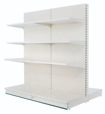 Double Sided Supermarket Display Steel Shelf