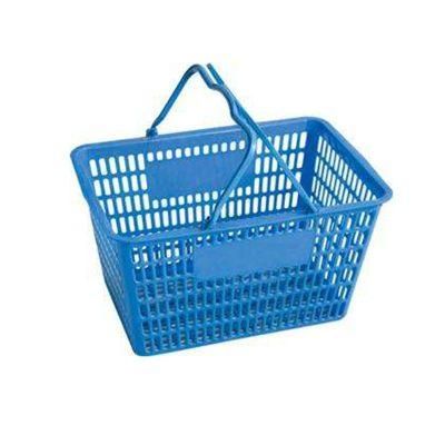 Supermarket Plastic Carry Shopping Basket