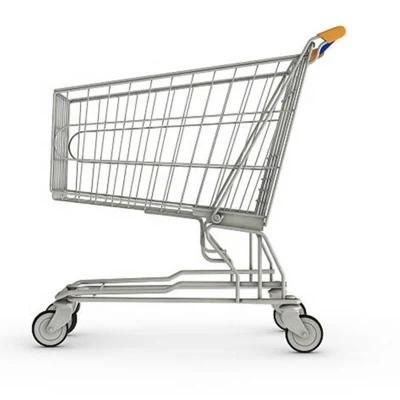 Hot Selling Item Satin Material 4 Wheel Shopping Trolley