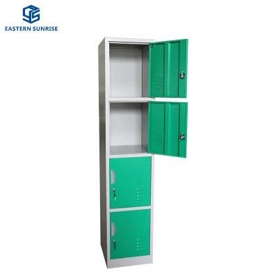 Storage Wardrobe 4 Door Steel Locker Staff/Hospital/School Use