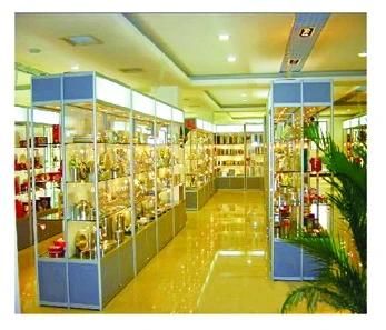 Boutique Shelves/Board with Groove Shelves/Wood Casing Counter/Board with Groove Shelves