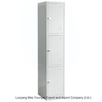 Easy Assembled Metal Office Furniture 3 Tire Door Locker