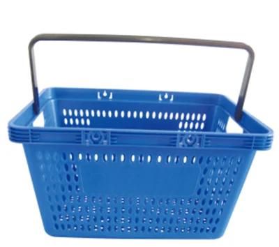 Supermarket Plastic Single Handle Basket for Shop (YD-Z5)