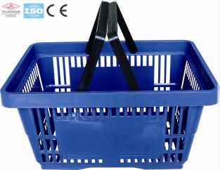 Supermarket Plastic Handle Shopping Basket (YD-Z6)