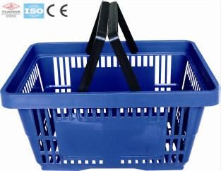 Supermarket Plastic Handle Shopping Basket (YD-Z6)