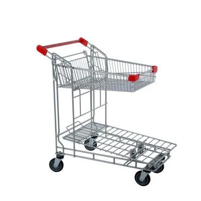 Hand Trolley for Warehouse with Flat Board Flat Trolley