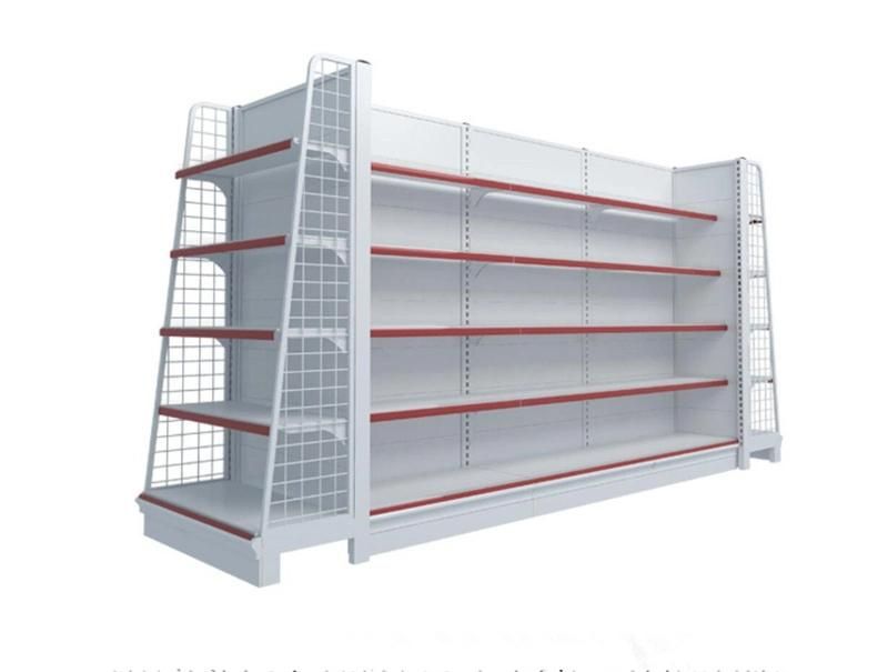 Snack Shelf Multi-Layer Double-Sided Display Rack Supermarket Shelf