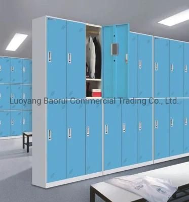 Stackable Multi Doors Steel Locker with Hanger and Shelf for Gym or Mall