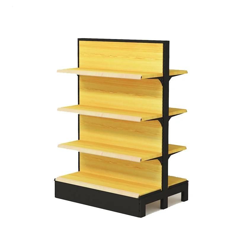 Convenience Store Metal Rack Double Sides Supermarket Shelf