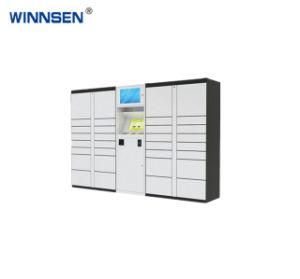 Parcel Distribution System Cabinet Electronic Laundry Locker with 15 Inch Touch Screen