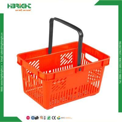 Single Handle Plastic Stackable Shopping Baskets