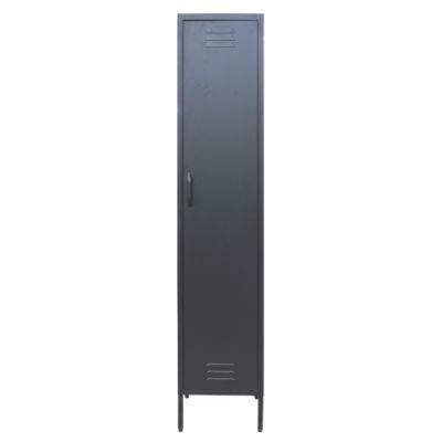 Gdlt Hot Sale Single Door Locker Cabinet Metal Locker with Feet for Office and Home