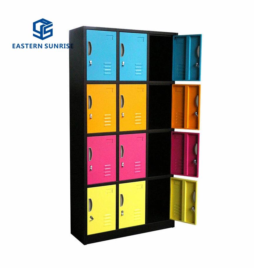 Green School Sports 12 Door Metal Lockers for Sale