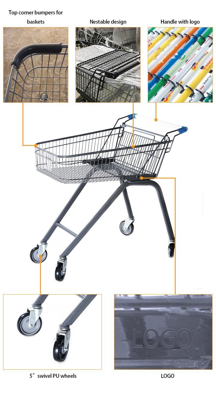 Supermarket Grocery New Model Store 100L Hand Shopping Basket