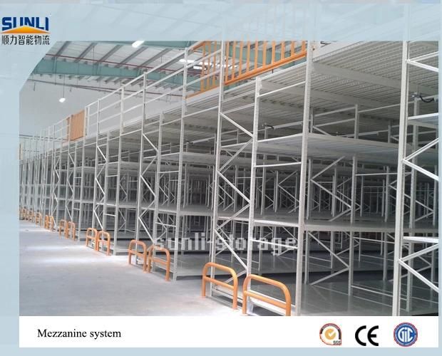 Heavy Duty Steel Structure Mezzanine Floor Platform for Industrial Warehouse Storage Racking