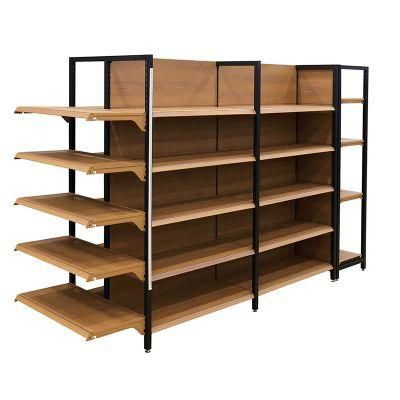 Factory Manufacturer Customized Steel Supermarket Gondola Display Rack Shelf