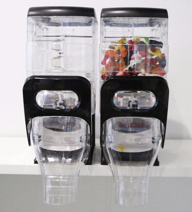Clear Surface Gravity Bulk Food Bins for Supermarket