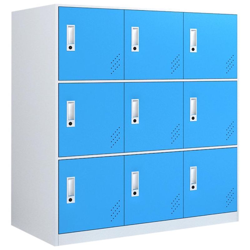 Hot Sale 6 Door Locker Cabinet Metal Steel Colorful Multi Door Locker for School or Other Public Place Mini Locker Modular Lockers